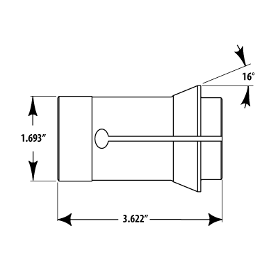 TF43 Round Swiss Collet